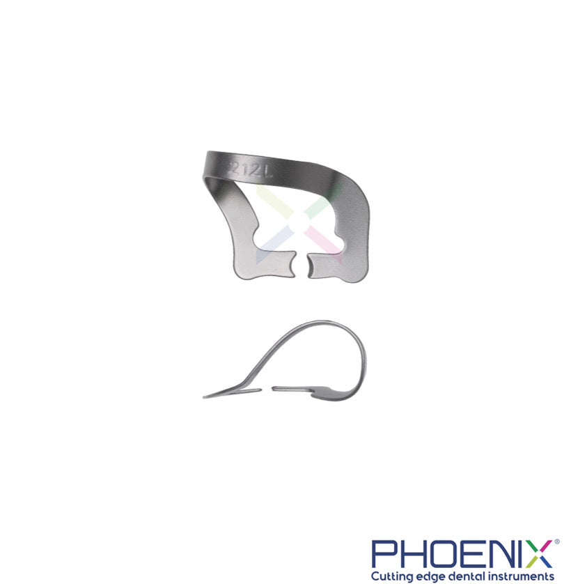 Phoenix Instruments Logo Clamp 212L Anterior (Wingless) – Phoenix Dental Instruments ltd