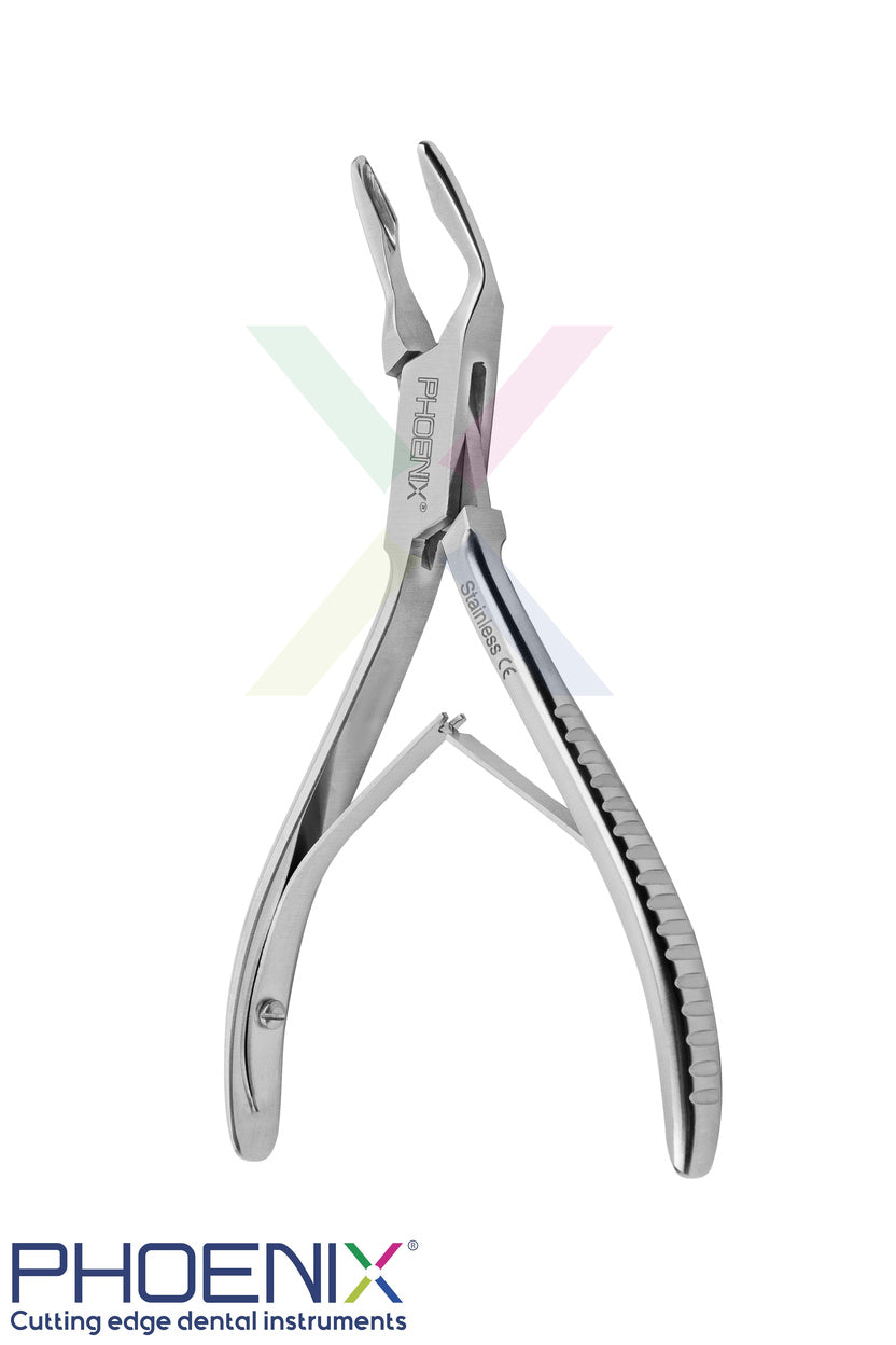 End-cutting rongeurs used for trimming and recontouring alveolar bone and gross tissue removal.Phoenix Instruments Limited P1713