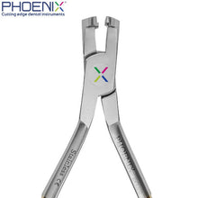 Load image into Gallery viewer, Distal End Cutter, long handle, This instrument features extra long handles and a compact head to ensure easy access in hard to reach areas. It cuts wires close to the buccal tube and safely holds the distal end. The Tungsten Carbide inserts provide unsurpassed performance and long wear.