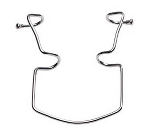 Orringer Cheek Retractor is a hands-free retractor used to hold mucoperiosteal flaps, cheeks, lips and tongue away from the surgical area