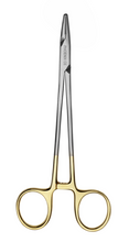 Load image into Gallery viewer, Mayo Hegar Needle Holder with Tungsten Carbide Inserts, Straight - 14cm