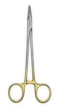 Load image into Gallery viewer, Mayo Hegar Needle Holder with Tungsten Carbide Inserts, Straight - 16cm