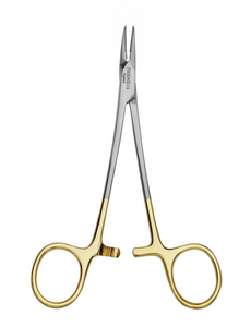Mayo Hegar Needle Holder with Tungsten Carbide Inserts, Curved - 14cm