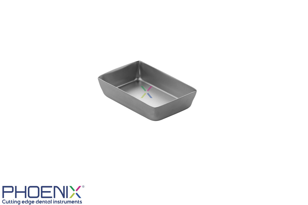 Stainless steel basin 1 for implant abutments
