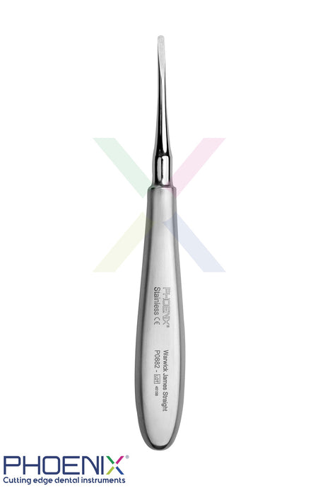 Warwick James Straight Elevator, Dental Extraction Surgical Instrument, Phoenix Instruments Limited
